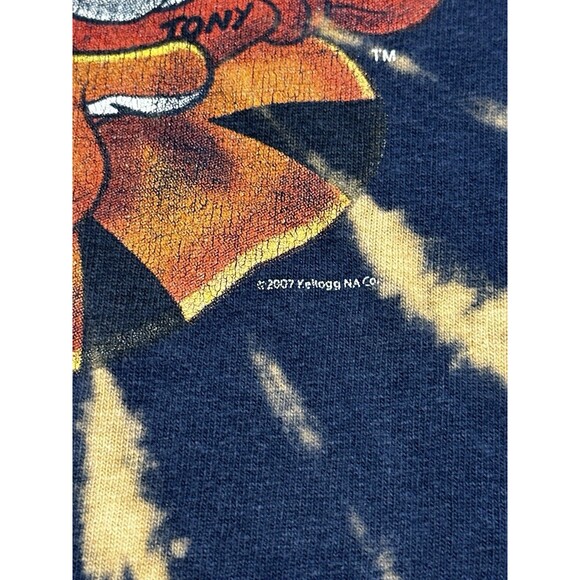 2007 Frosted Flakes Custom Tie Dye Steve And Barry Shirt Shirt Sleeve Men Medium - Picture 3 of 8